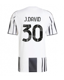 Billige Fotballdrakt Juventus Jonathan David #30 Replika Hjemmedrakt 2025-26 Kortermet